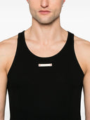Maison Margiela Logo Cotton Blend Tank Top