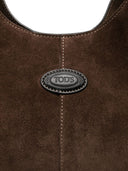 Tod's Di Bag Small Suede Leather Hobo Bag