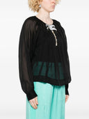 Forte forte broderad blus