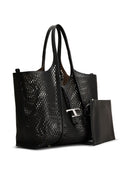 Tod's T Timeless Perforated Leather Medium Tote