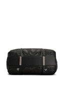 Tod's T Timeless Perforated Leather Medium Tote