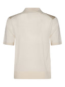 Tory Burch Printed Silk Polo Shirt