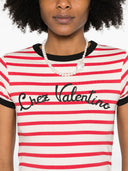 Valentino Chez Valentino Striped T Shirt