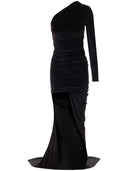 Balenciaga Velvet Long Dress