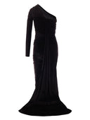 Balenciaga Velvet Long Dress