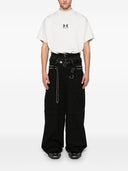 Balenciaga Cotton Layered Cargo Trousers