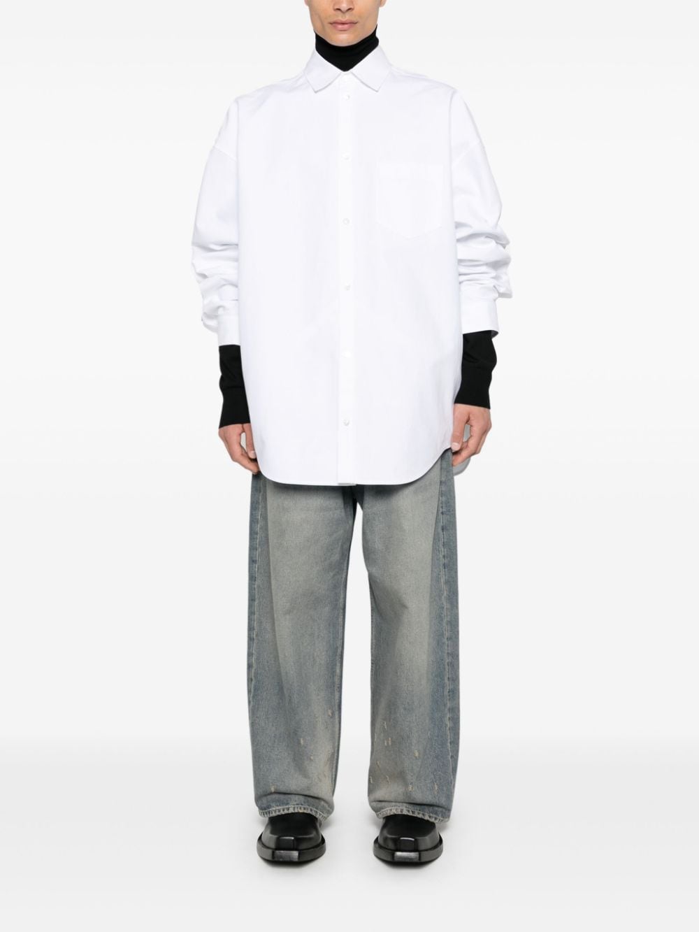 Balenciaga oversized katoenen shirt