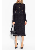Balenciaga Tweed Midi Rok