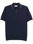 Polo in maglia in cotone Brunello Cucinelli