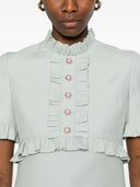 Valentino Wool And Silk Short Dress