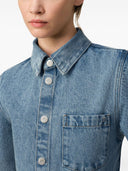 Vestito da camicia di jeans ami paris
