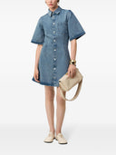 Vestito da camicia di jeans ami paris