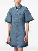 Vestito da camicia di jeans ami paris