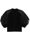 Coton Sacai et Nylon Cardigan