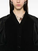 Coton Sacai et Nylon Cardigan
