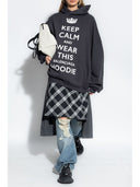 Balenciaga Keep Kalm Cotton Hoodie