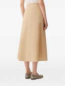Fabiana Filippi Cotton Blend Long Skirt