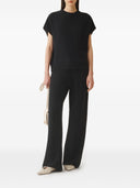 Fabiana Filippi Linen Blend Crewneck Sweater