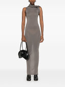 Rick Owens Banded T Wool Long Dress
