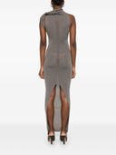 Rick Owens Banded T Wool Long Dress