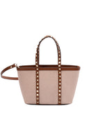Valentino Garavani Rockstud Canvas Mini Tote