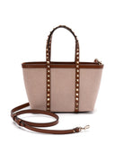 Valentino Garavani Rockstud Canvas Mini Tote