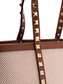 Valentino Garavani Rockstud Canvas Mini Tote