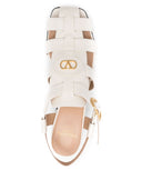 Valentino Garavani V Logo Signature Leather Sandals
