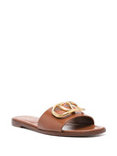 Valentino Garavani V Logo Signature Leather Sandals