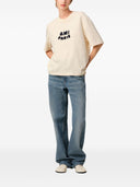 Ami Paris Logo Cotton T Shirt