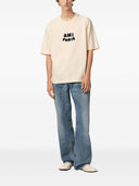 Ami Paris Logo Cotton T Shirt