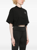 Adidas By Stella Mc Cartney Organic Cotton Cropped T Shirt