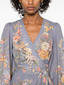 Zimmermann Tallow Printed Cotton Midi Dress