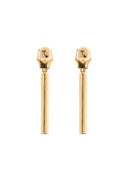Alexander Mc Queen Skull Bar Earrings