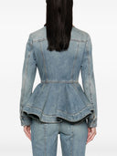 Giacca di jeans svasato di Alexander Mc Queen