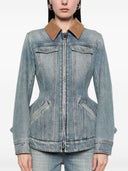 Giacca di jeans svasato di Alexander Mc Queen