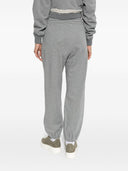 Alexander Mc Queen Logo Cotton -trainingsbroek