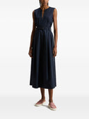 Woolrich Cotton Long Belted Dress