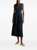 Woolrich Cotton Long Belted Dress