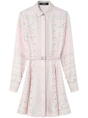 Versace Versace Treasure Silk Shirtdress