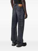 Jeans de algodón de mezclilla versace