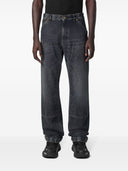 Jeans de algodón de mezclilla versace