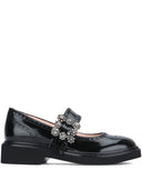 Roger Vivier Viv Rangers Leather Ballet Flats