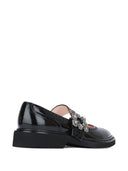 Roger Vivier Viv Rangers Leather Ballet Flats