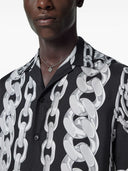 Versace Medusa Chain Silk Shirt