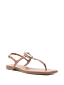 Roger Vivier Viv por las sandalias de tanga de cuero de mar