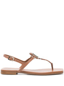 Roger Vivier Viv por las sandalias de tanga de cuero de mar