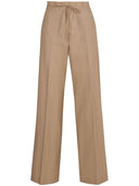 Parosh Cotton Wide Leg Trousers