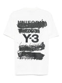 Y 3 Logo Cotton T Shirt