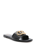 Valentino Garavani V Logo Signature Leather Sandals